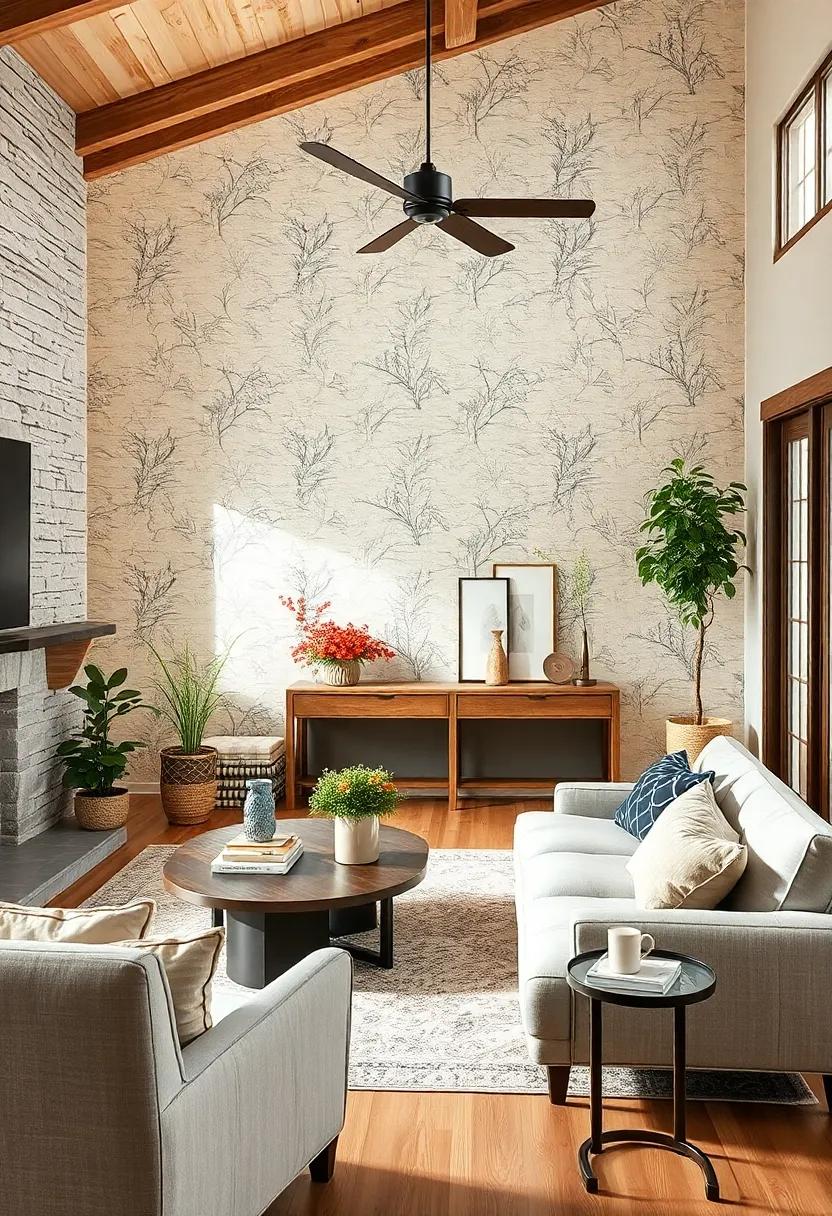 Use Wallpaper‌ Sparingly: Consider ‍understated, nature-inspired wallpaper in a small​ nook to add interest ⁢without overpowering the space