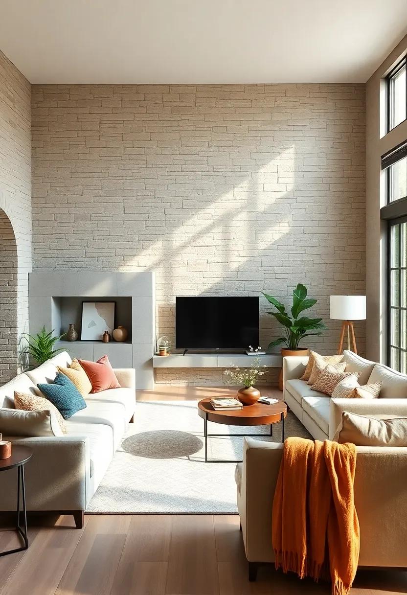 Keep Decorative Corners Clear: Emphasize open space by leaving certain wall areas free from decor, letting ‌the room breathe⁣ and fostering a serene atmosphere