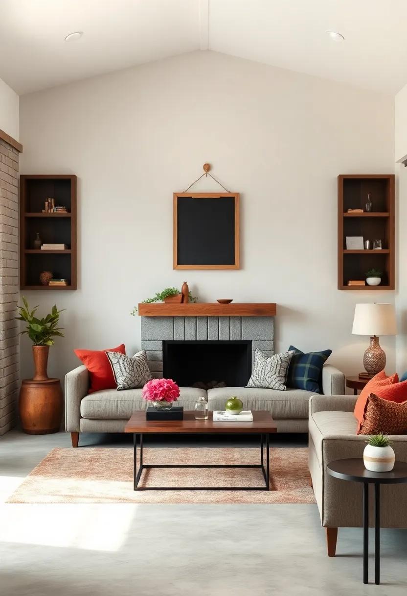 Incorporate a Chalkboard: Hang a simple chalkboard for messages or drawings, combining functionality with a rustic touch