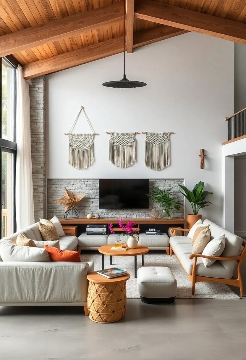 Introduce Woven Wall Hangings: Hang macramé or woven‌ textiles for ​a touch of bohemian flair ⁤that complements the farmhouse ‍aesthetic effortlessly