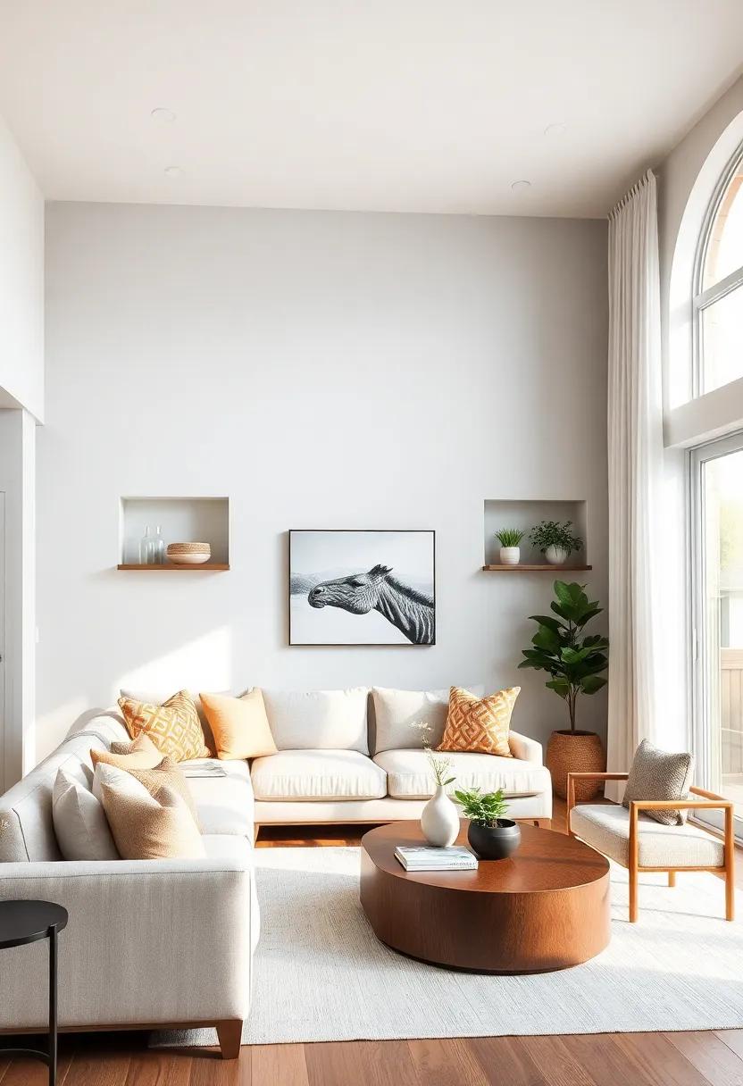 Use Built-In ​Wall Nooks: Design custom nooks for displaying decor items, books, or⁢ plants without⁢ taking up valuable floor ⁤space