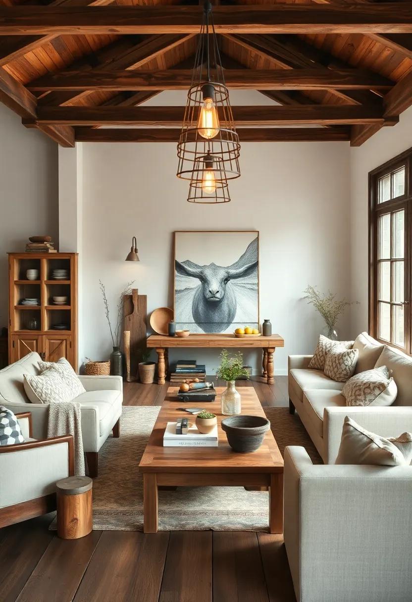 Lighting as Art: Displaying Unique Pieces to Enhance the Rustic Aesthetic