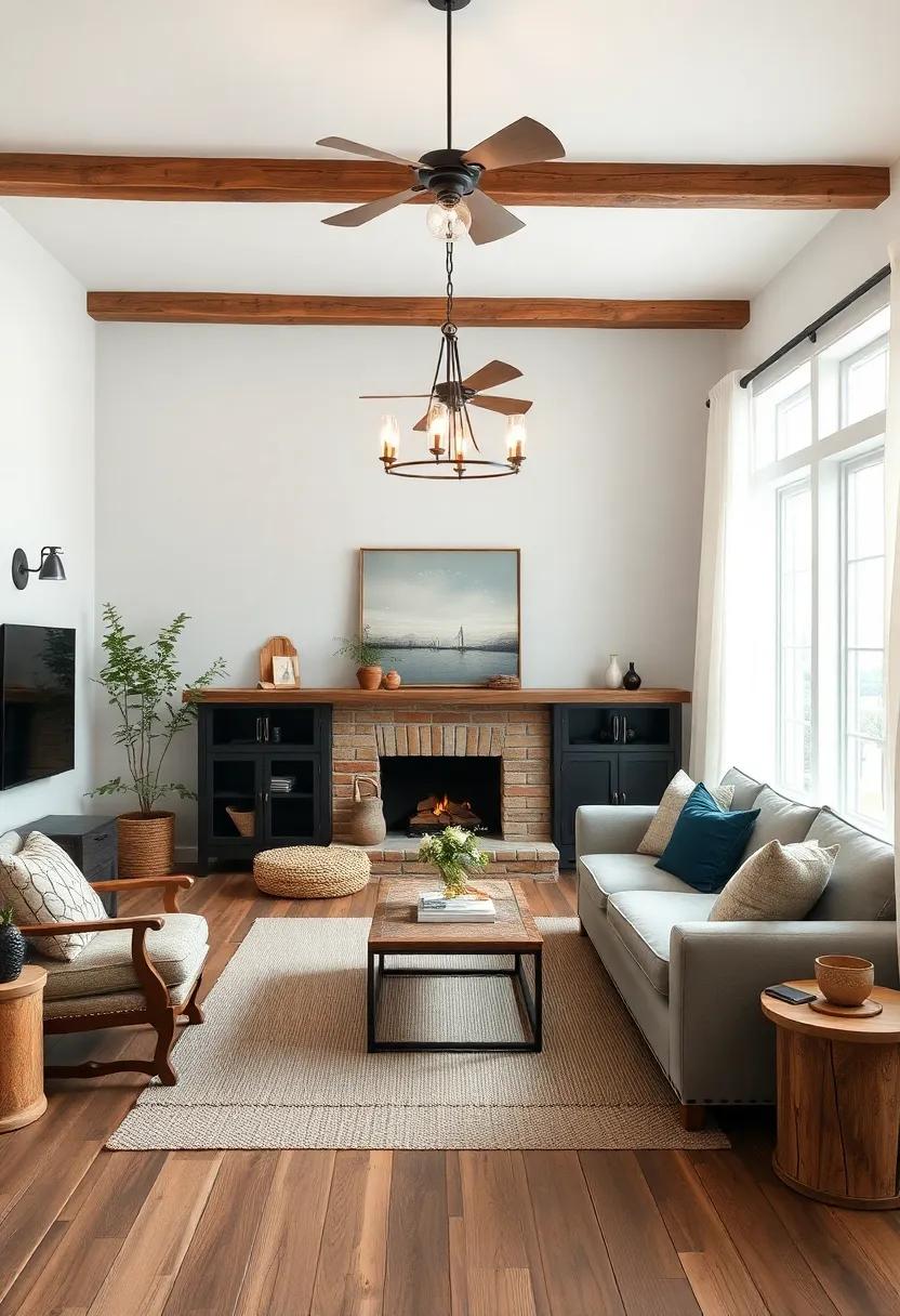 Layered Lighting: Combining textures for a Cozy Farmhouse Ambiance