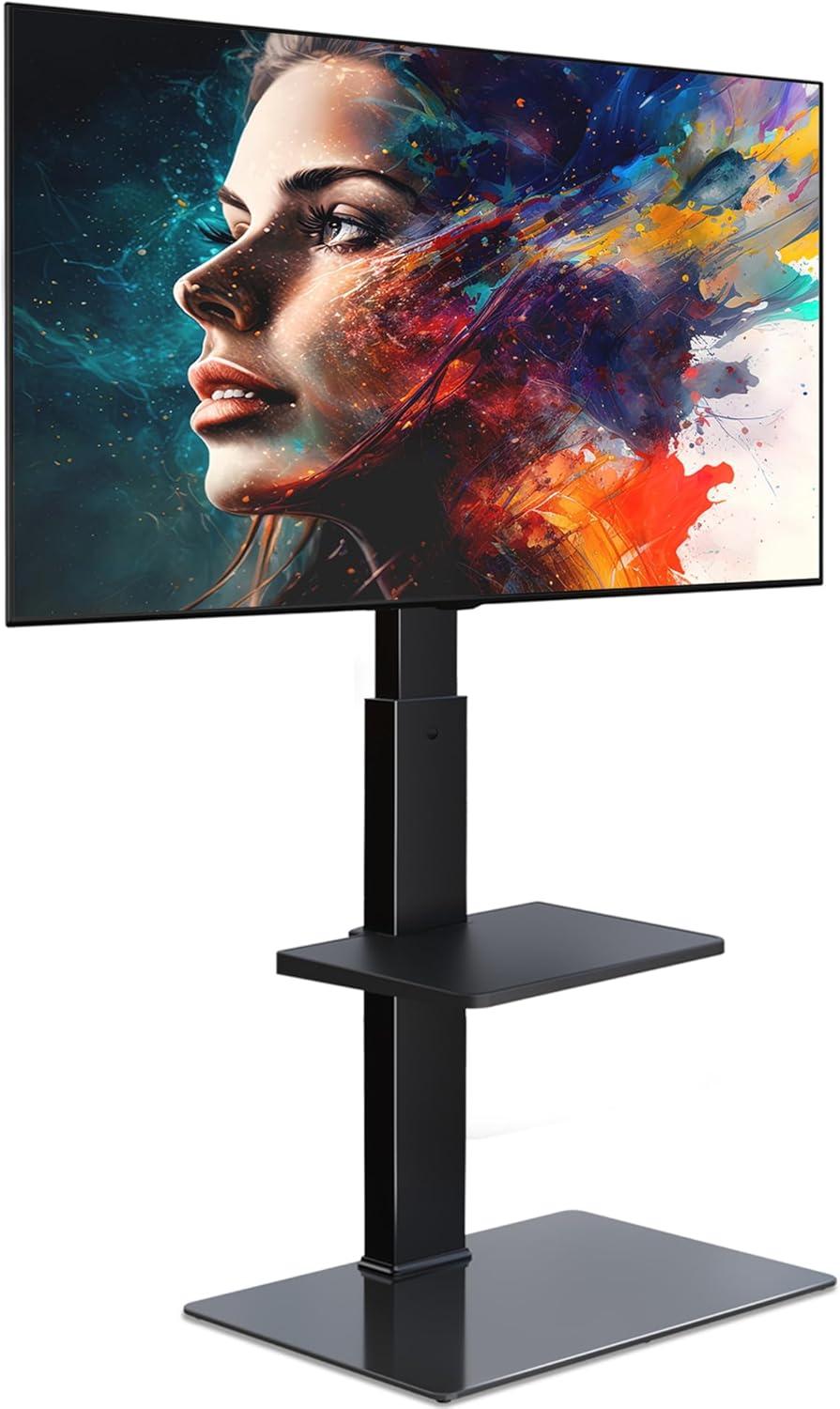 FITUEYES Swivel Floor TV Stand – fits your small room FITUEYES Swivel Floor TV Stand – fits your small room