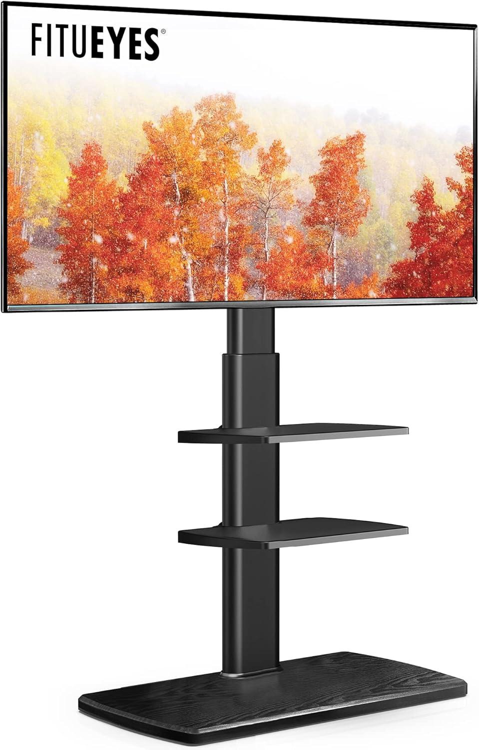 FITUEYES TV Floor Stand fits your TV in tight spaces