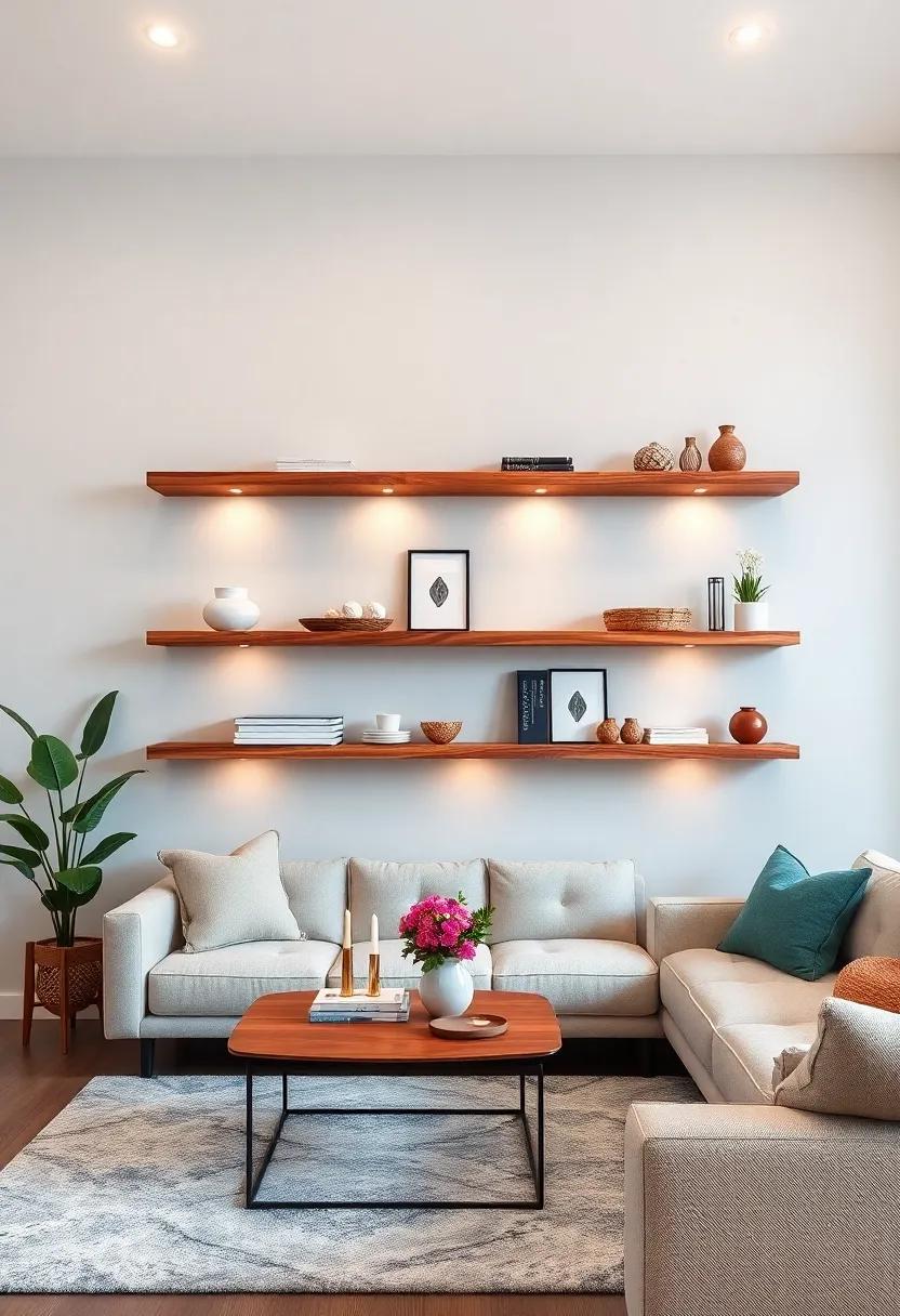 Customizable Colors: Choose from a variety of​ stains and finishes to match your decor, making ⁢these floating ​shelves​ a versatile option for ⁢any living room palette
