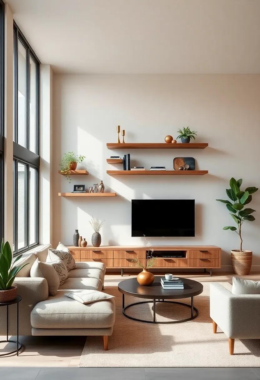 Multi-tiered Magic: Create visual interest with tiered floating shelves ⁢that allow you to stagger ‌your decor and display items of varying heights