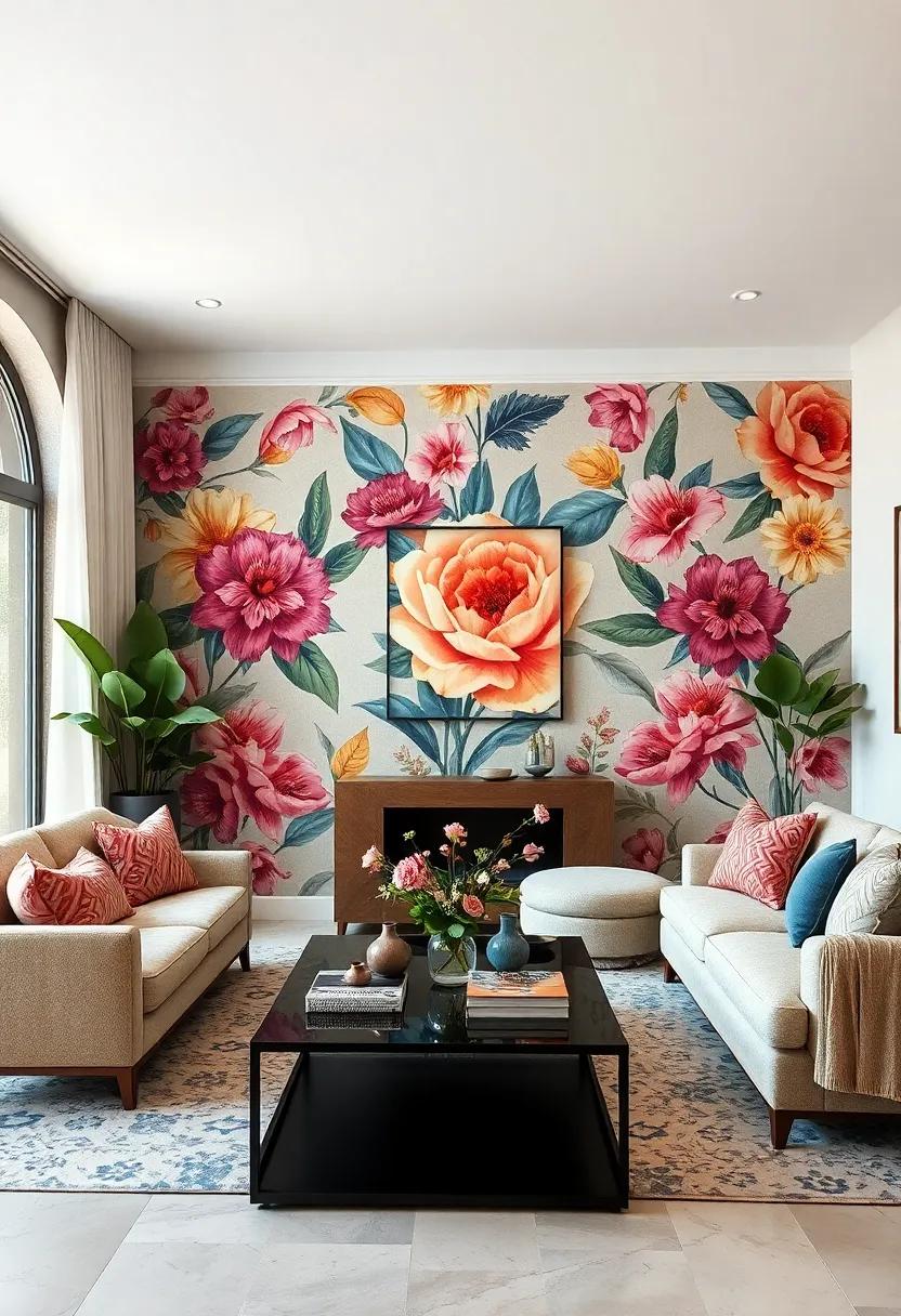 Art Deco Blooms: Elevate your style with bold, artistic floral designs inspired by the Art Deco era, blending glamour with a vintage vibe