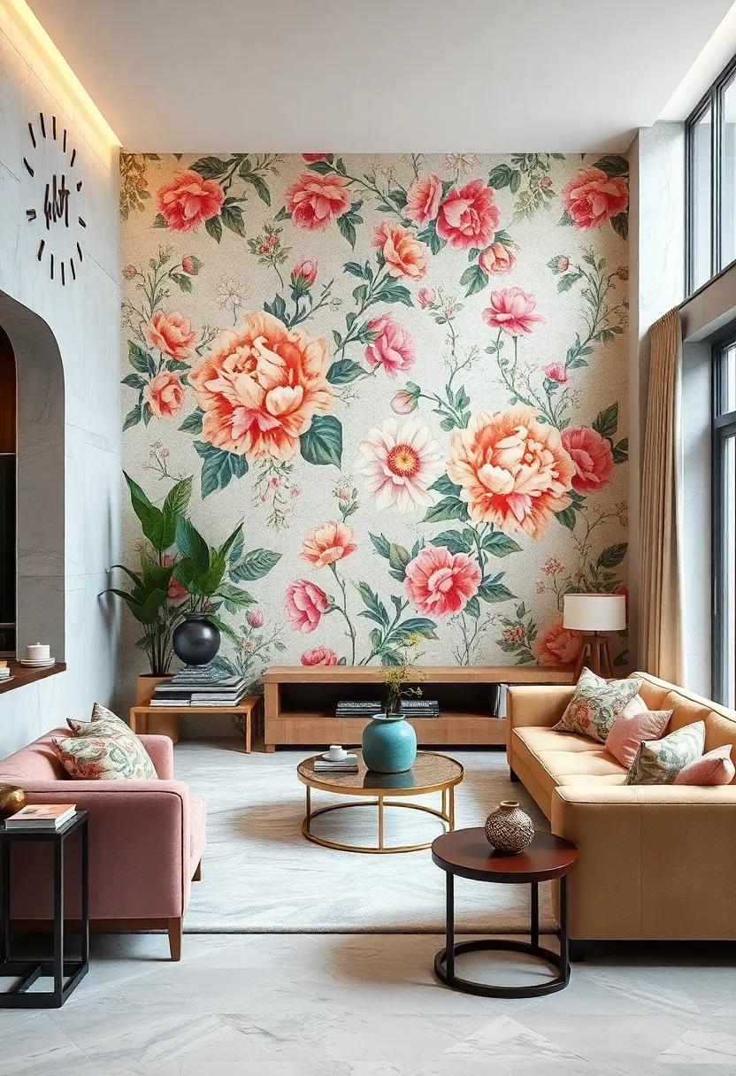 Eastern Influences: Explore exotic floral designs inspired by Asian art, featuring intricate patterns that create a sense of peace and harmony