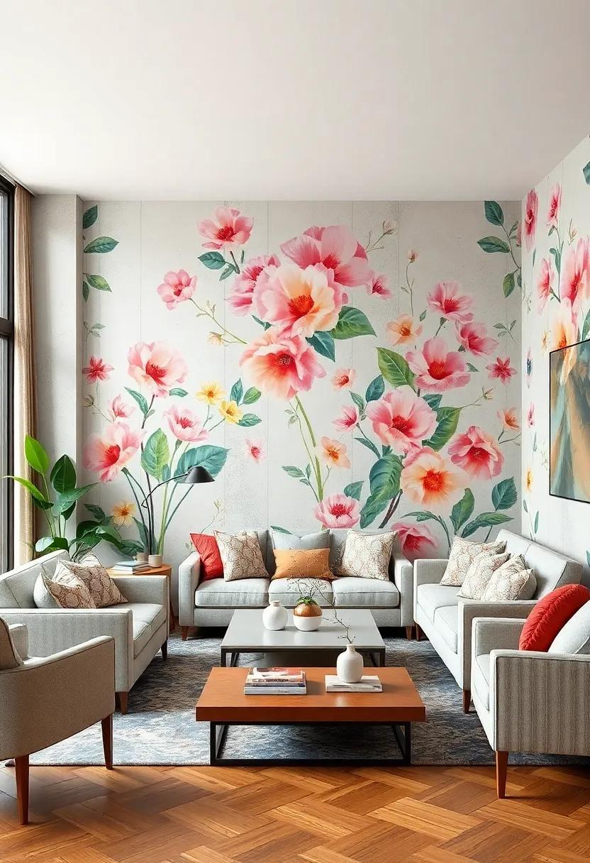 Seasonal Blooms: Celebrate the changing seasons with wallpaper featuring blossoms that represent various times of the year, keeping your decor fresh