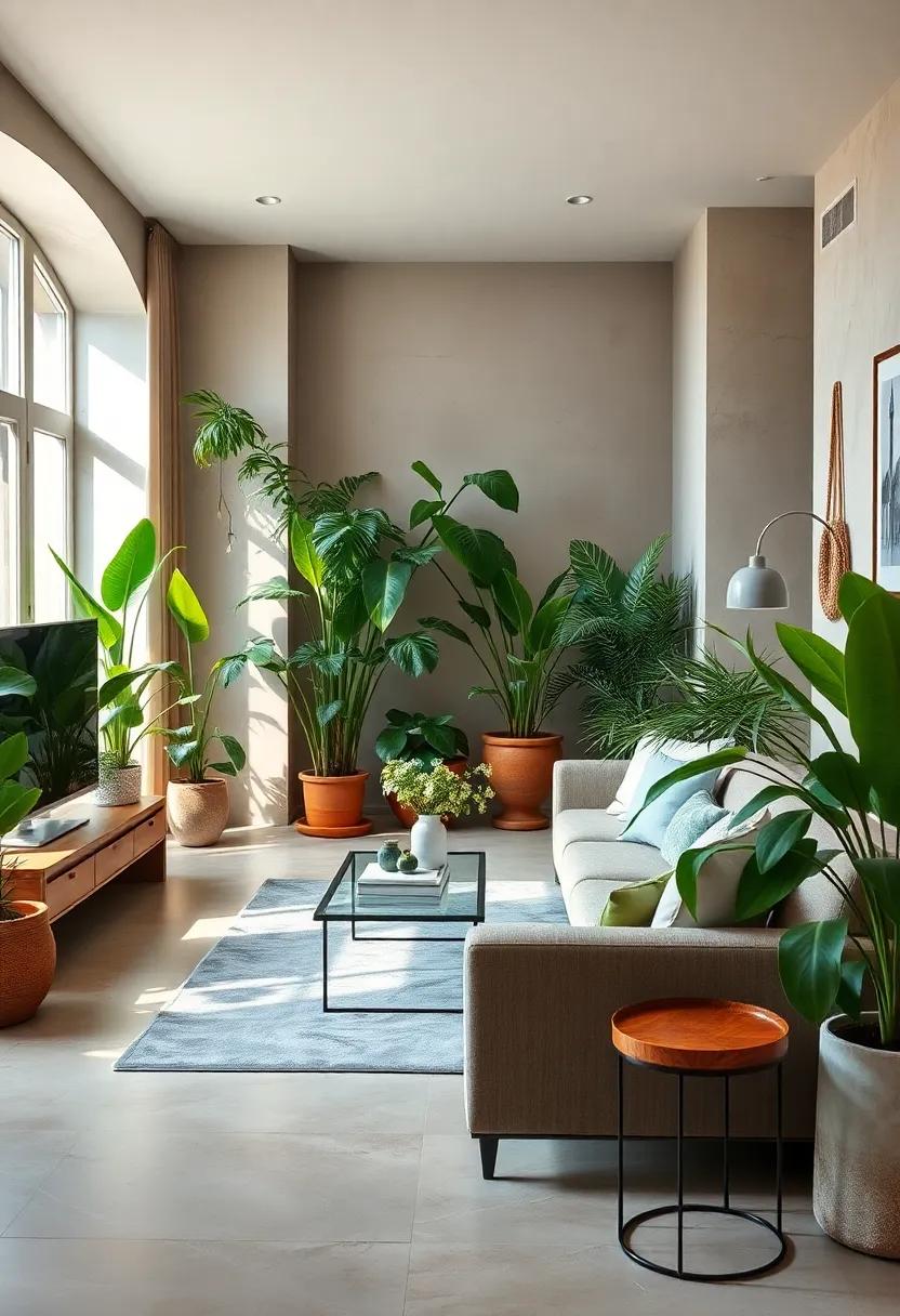 Abundant ​Greenery: Bring the outdoors inside with an⁢ array of ⁣lush plants that ​enhance air quality and add life to ​your living space