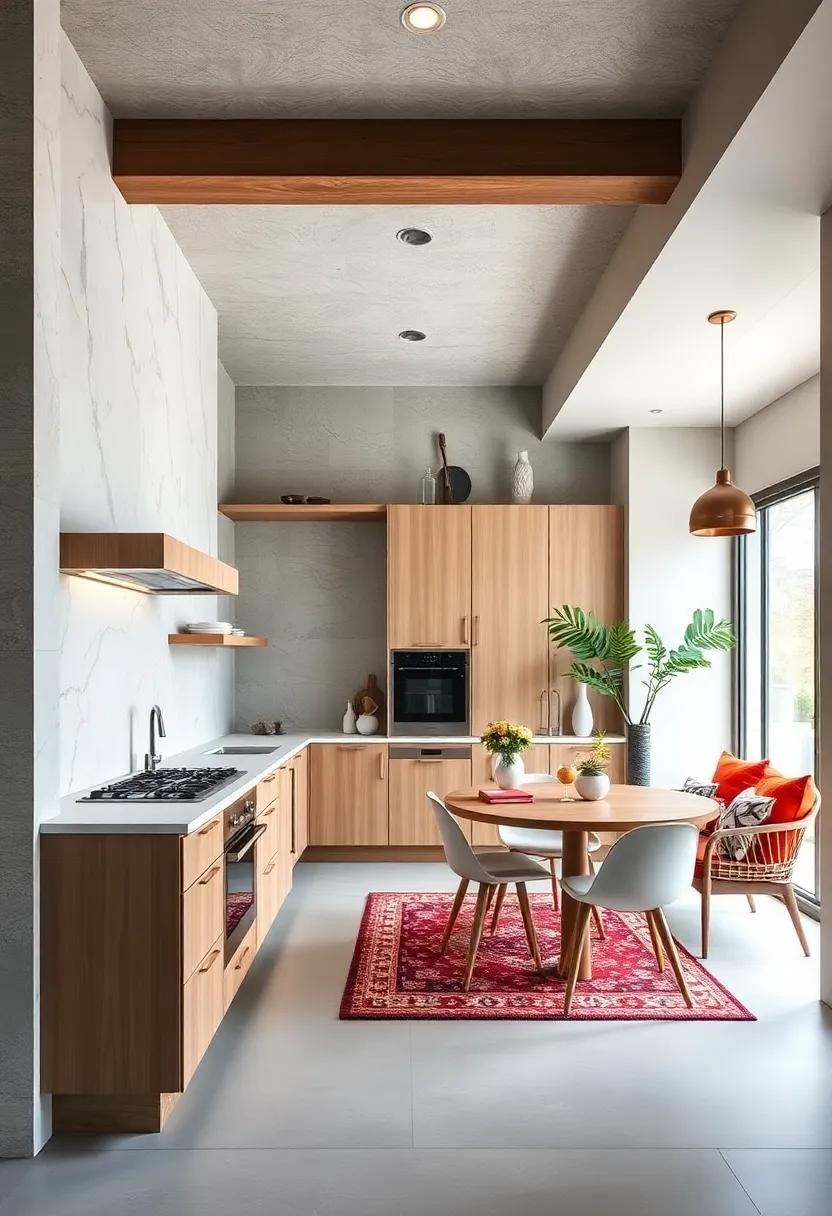 Defined​ Zones: Clearly delineate cooking, prep, and⁢ dining‌ areas with area rugs ⁢or ⁢lighting fixtures⁢ to ⁣enhance functionality