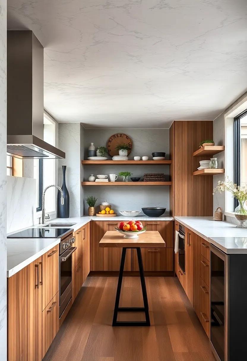 Textural Contrast:‌ Mix materials, such as rough wood with sleek metal, to create ‌visual interest ‌and​ tactile excitement in your galley