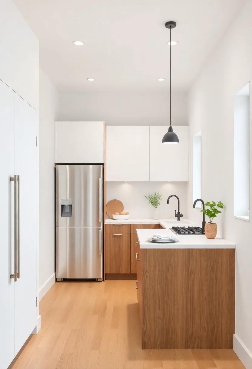 Space-Saving Solutions: A cleverly‌ designed⁣ galley kitchen with a narrow island⁤ that maximizes functionality while offering additional storage and workspace⁣ in⁤ a‍ compact area