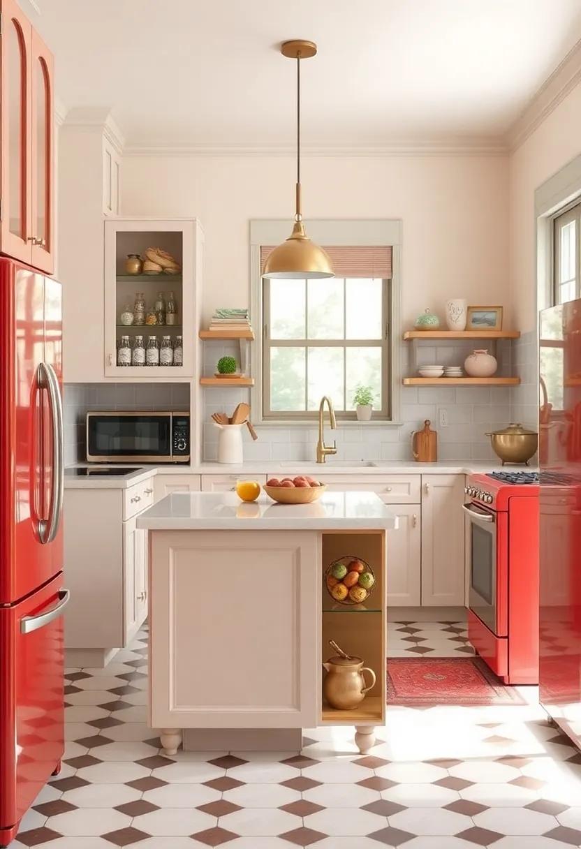 Vintage Inspiration: A galley‌ kitchen that pays homage to the past⁤ with retro-inspired appliances⁢ and a charming island, blending ⁢nostalgia with practicality ⁤for⁣ a ⁢unique ⁣cooking space