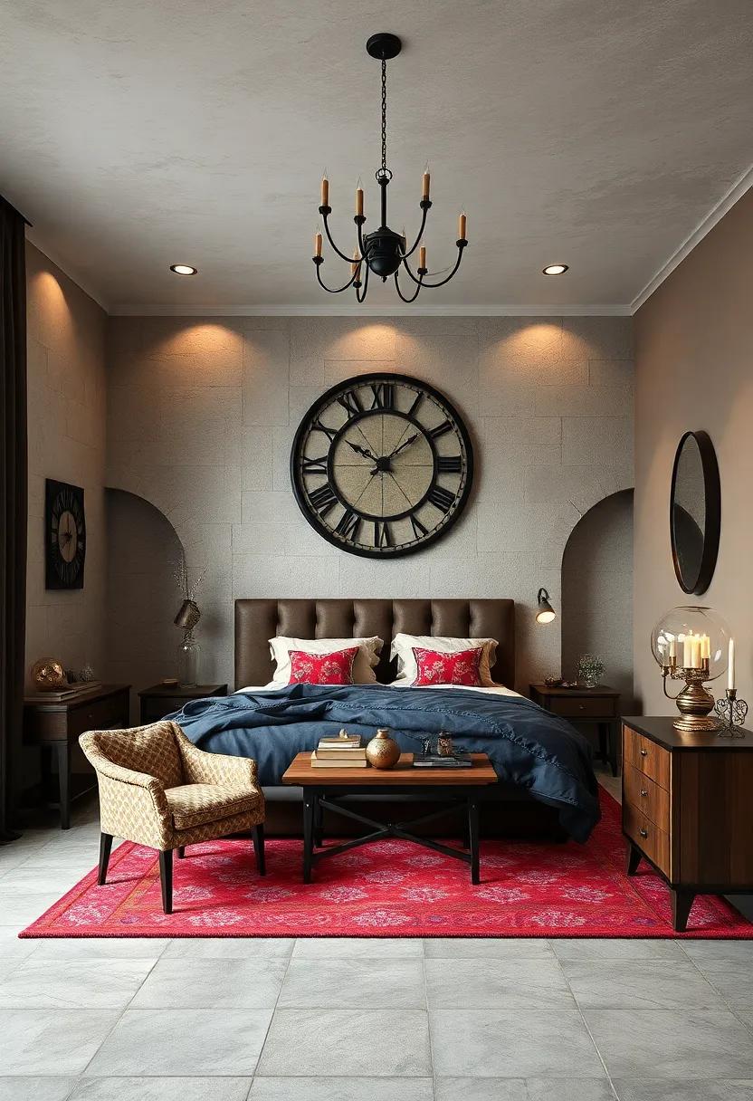 Thematic Accessories: Introduce themed accessories like gothic clocks or decorative globes that capture attention and ignite conversation