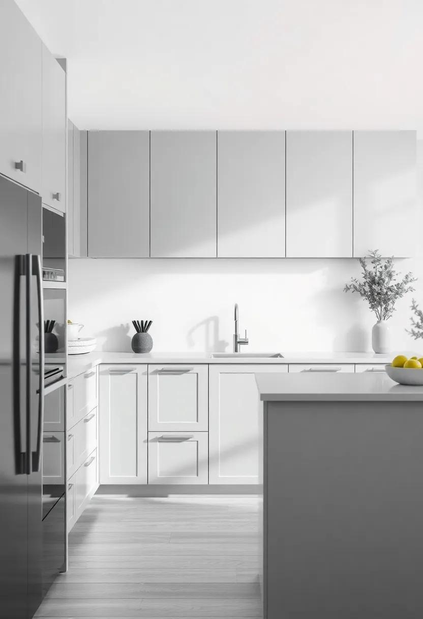 The Allure of‍ Monochrome: ⁢Embracing Gray in Kitchen ⁤Design
