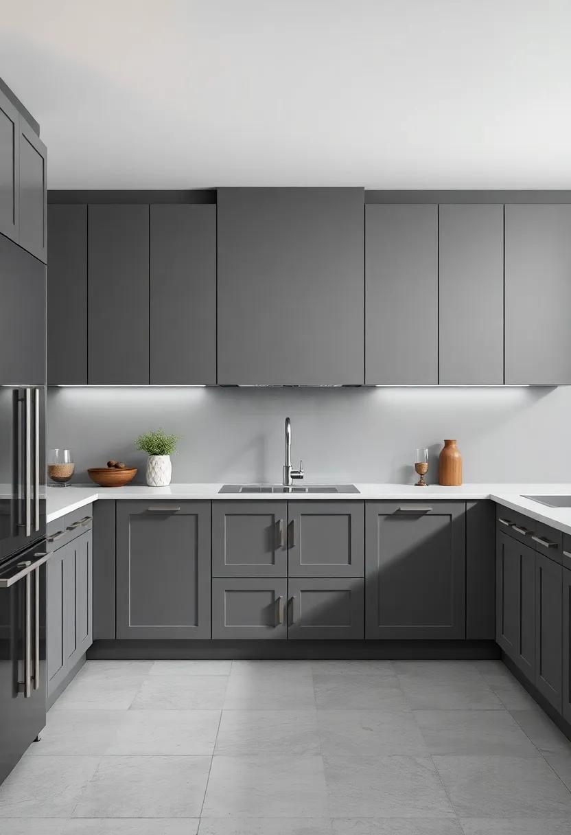 Creating Depth with⁣ Varied Undertones of Gray