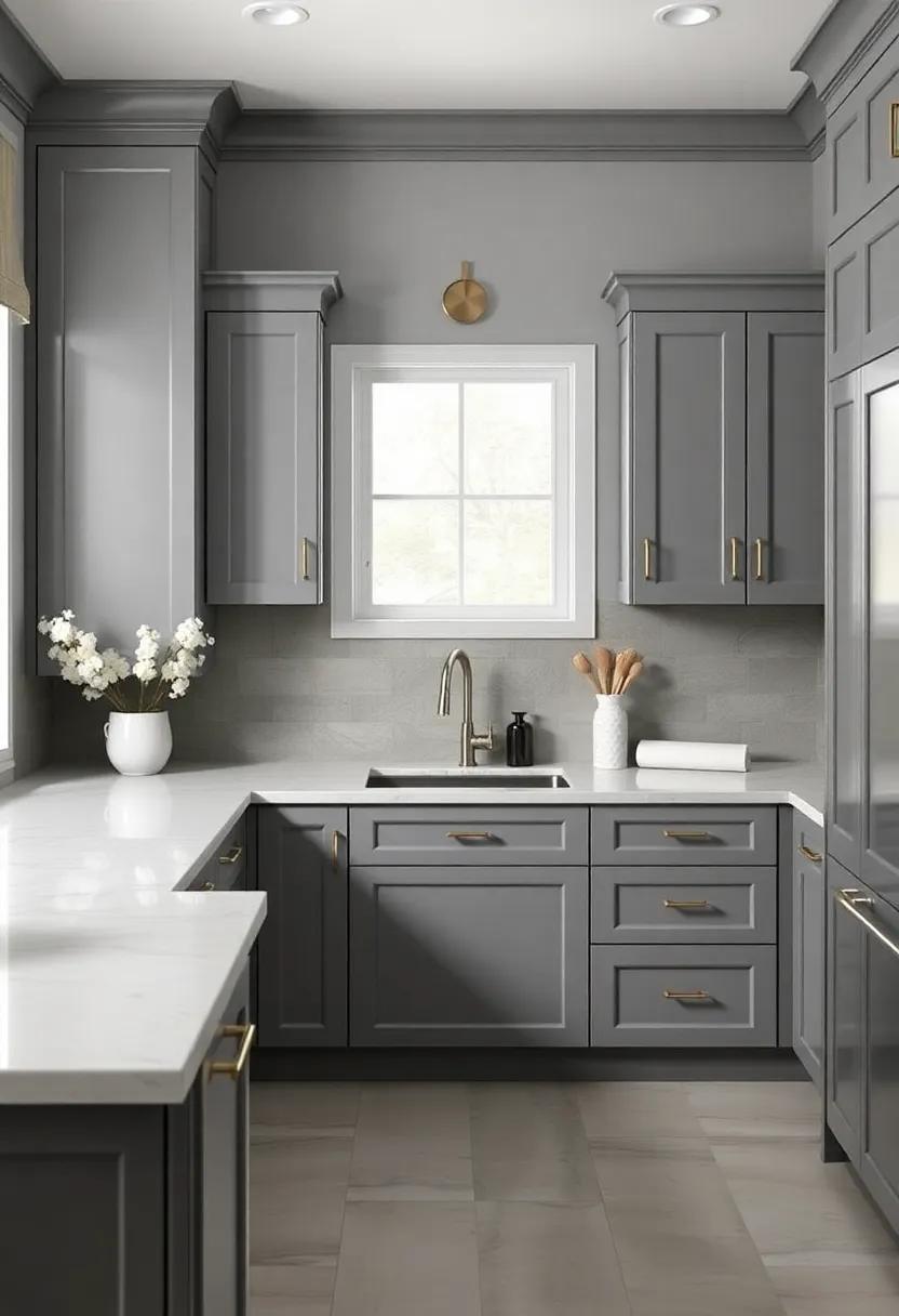 Elegant Fixtures: Choosing ​Hardware that Complements Gray