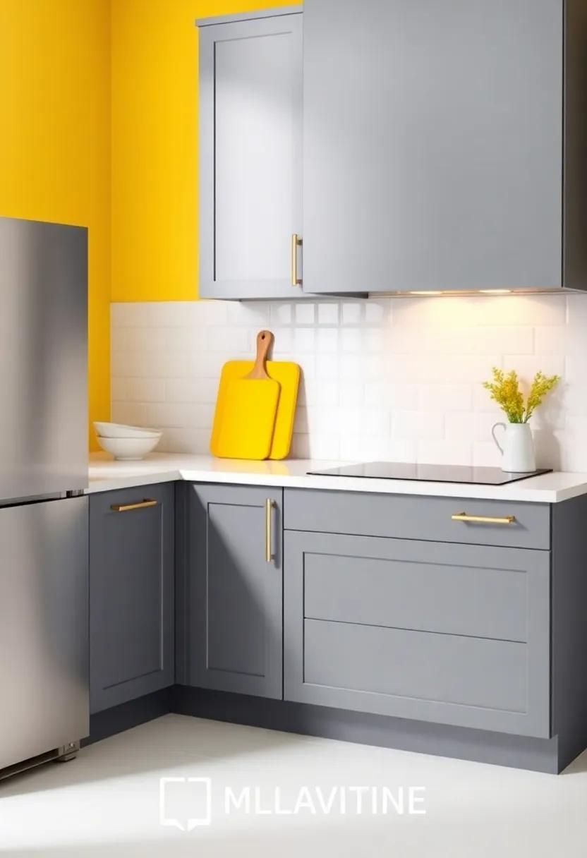 Colorful Cutting Boards: Display yellow cutting boards⁤ on the countertop for a cheerful touch that remains functional