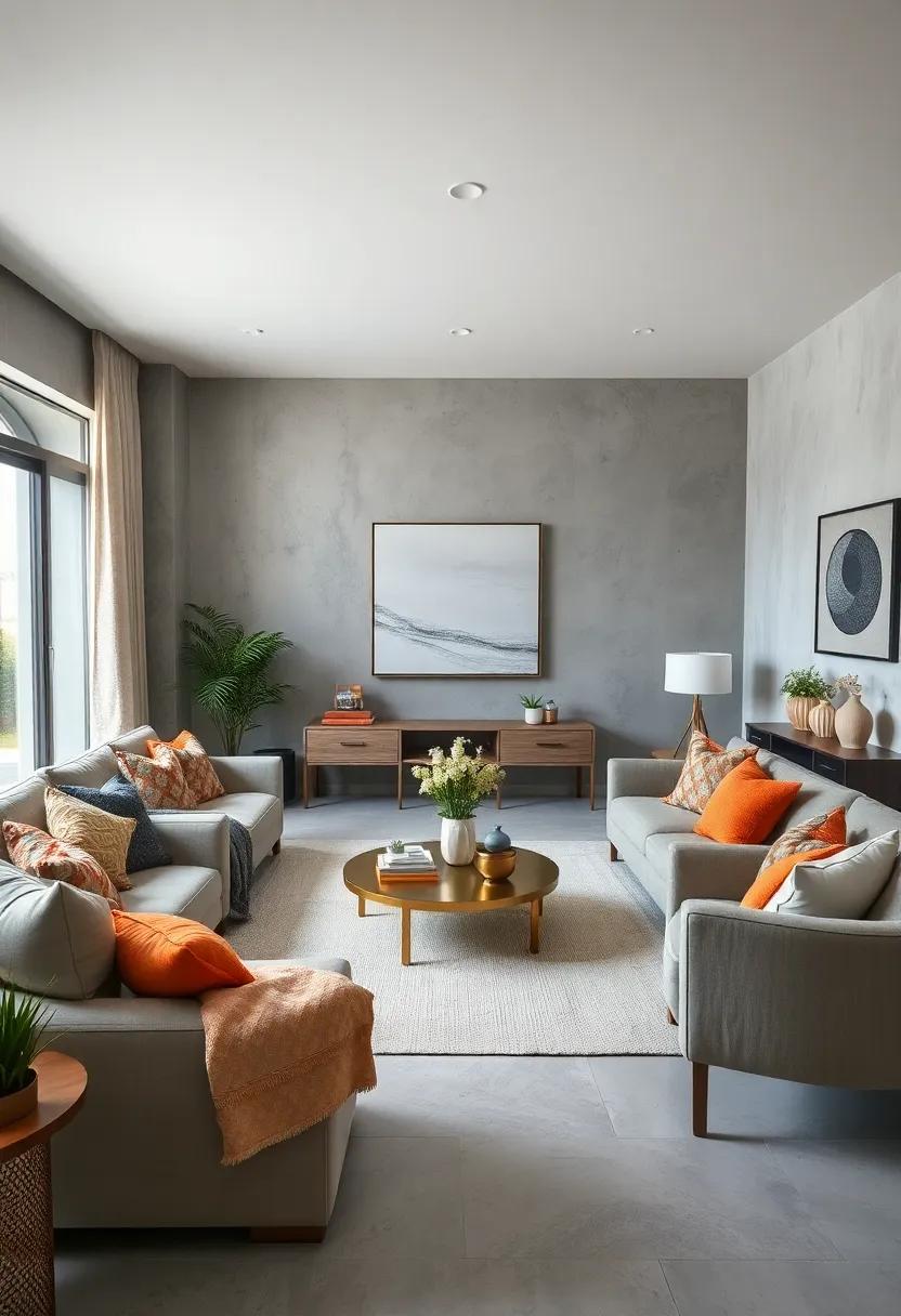Mindful Decluttering: strategies​ for a Peaceful ​Gray Living Room