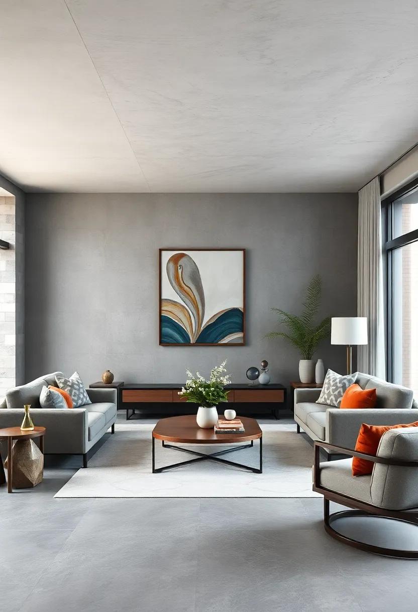 Artistic‍ Touches: Selecting Artwork that Complements Gray Living Spaces