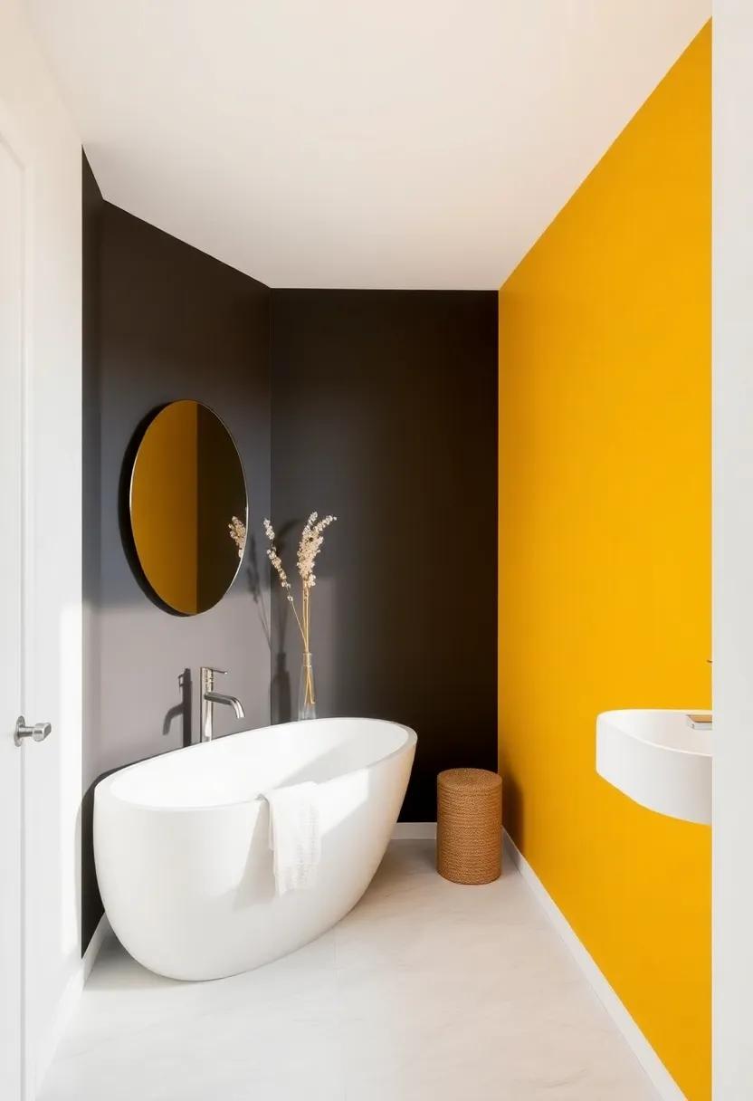 Utilizing Bold Accent Walls to‍ Make a Statement ‌in the Bathroom