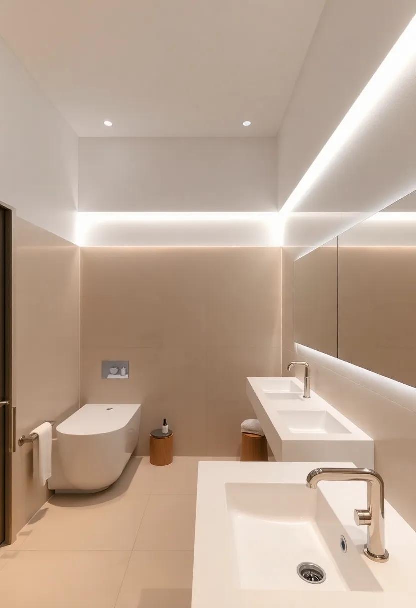 Enhancing‍ Ambiance with Layered Lighting Techniques ‍in Guest ​Bathrooms