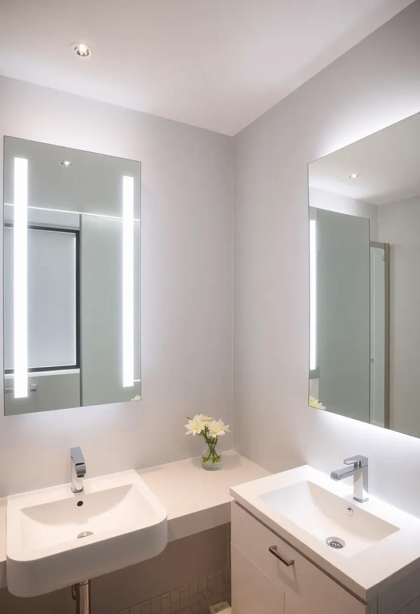 Illuminating Mirrors: Reflecting Elegance with ​Integrated Lighting