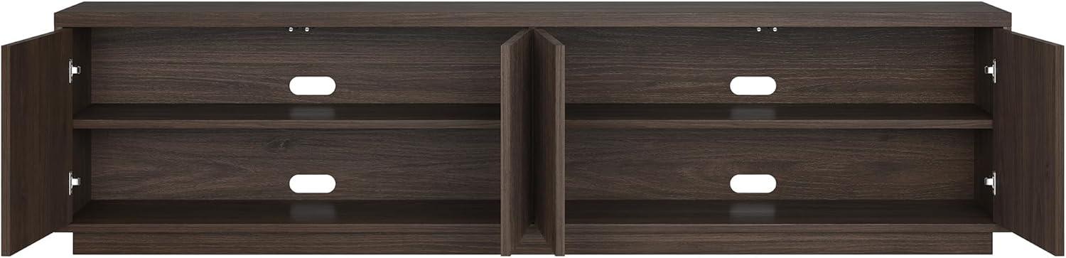 Henn&Hart Fluted TV Stand helps keep your living room tidy