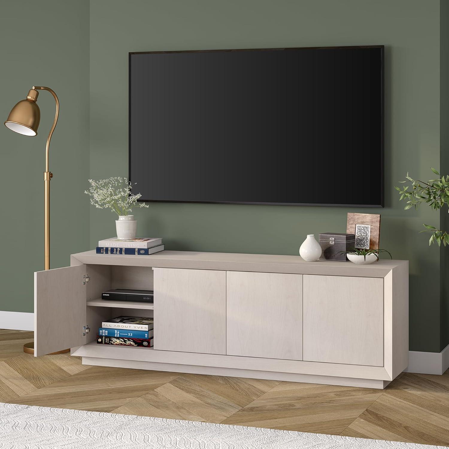 Henn&Hart ​TV stand ⁤for TVs up⁢ to 75 ⁢— Your Space, Organized