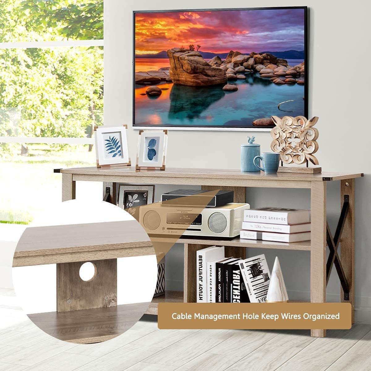 How We‌ Loved⁣ the Tangkula Wood TV Stand's Style & Function