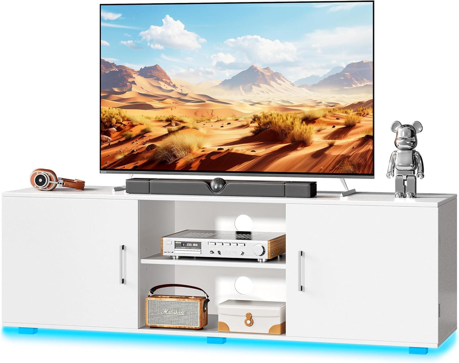 Huuger 55 Inch TV Stand: how it fits your space