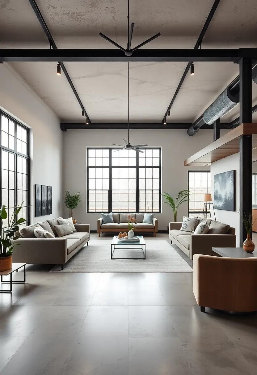 Embrace an Open concept Design: incorporate metal accents within an open floor plan to enhance ‍the spaciousness of your living room while maintaining an industrial ⁤vibe