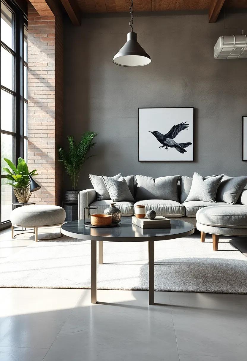 Sleek Metal ‍furniture: Choose‌ a coffee ​table ⁢or side table with a metallic finish to introduce sophistication and⁢ functionality into ‌your industrial living room