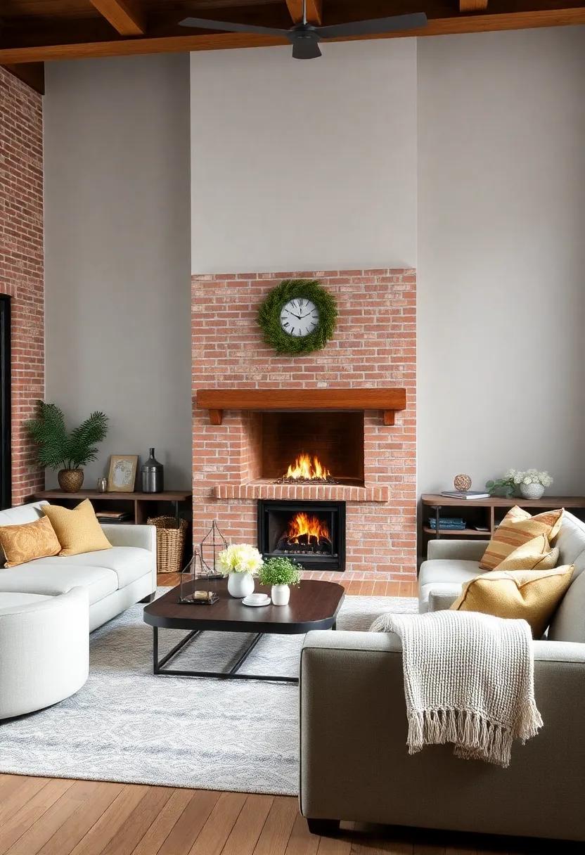 Crafting ⁣Seasonal Decor ⁢That Enhances the Warmth of ‌Brick Fireplaces