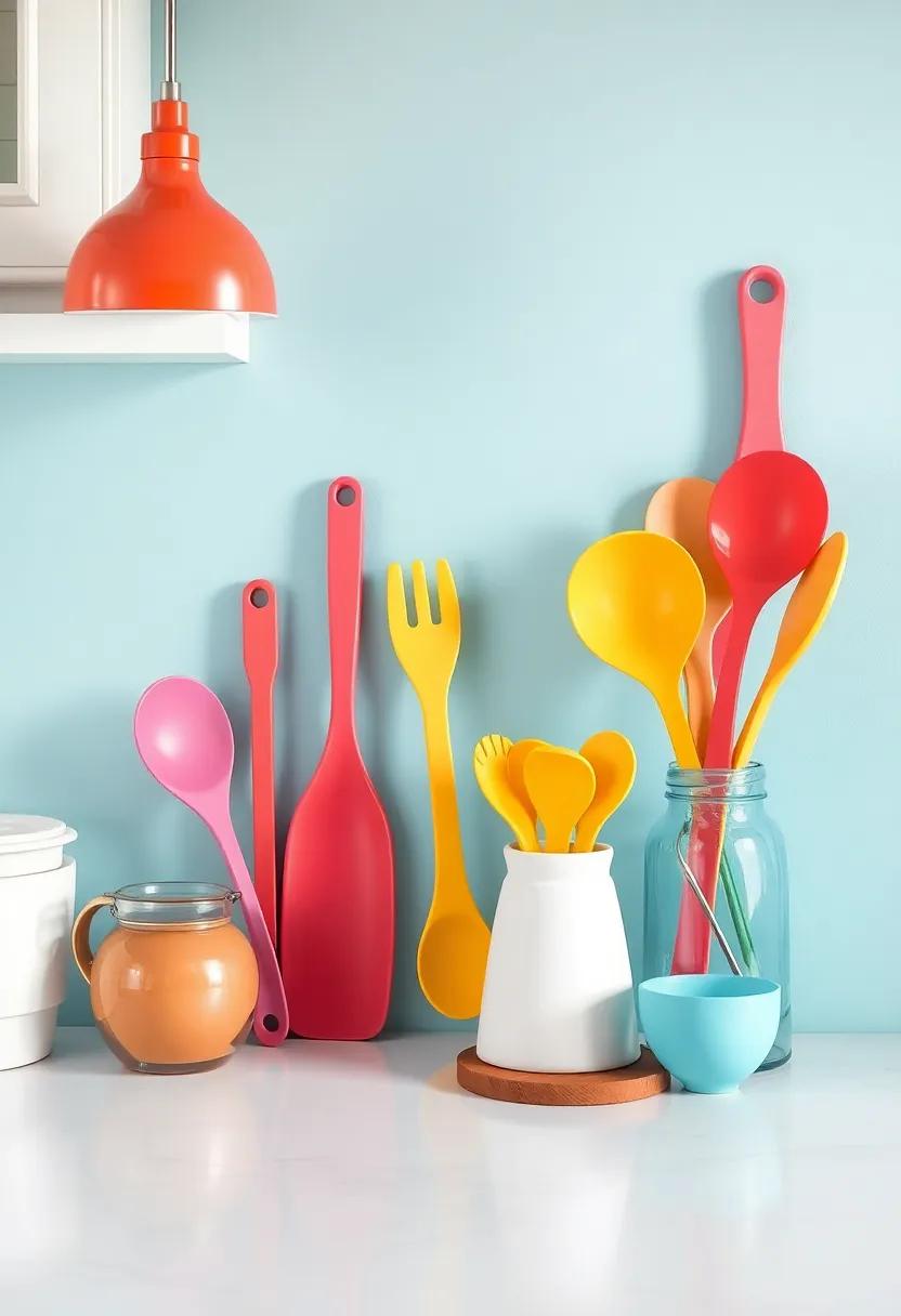 Colorful Kitchen Utensils: A Pop of Fun for Your Countertop