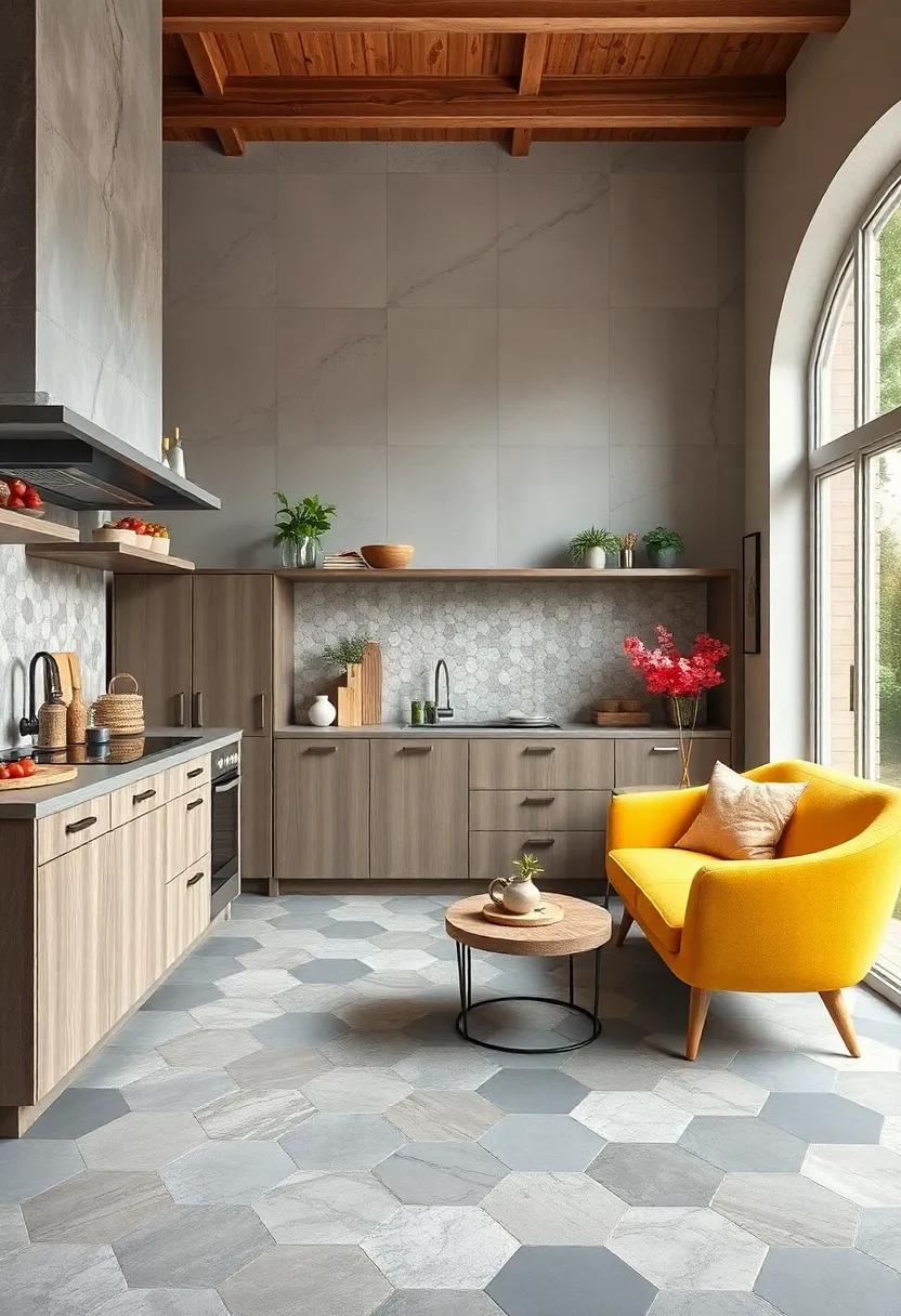 Bold ⁣Hexagon Shapes: Opt for bold hexagon tiles‍ in varying shades of⁣ grey ⁢that create a‌ striking visual impact