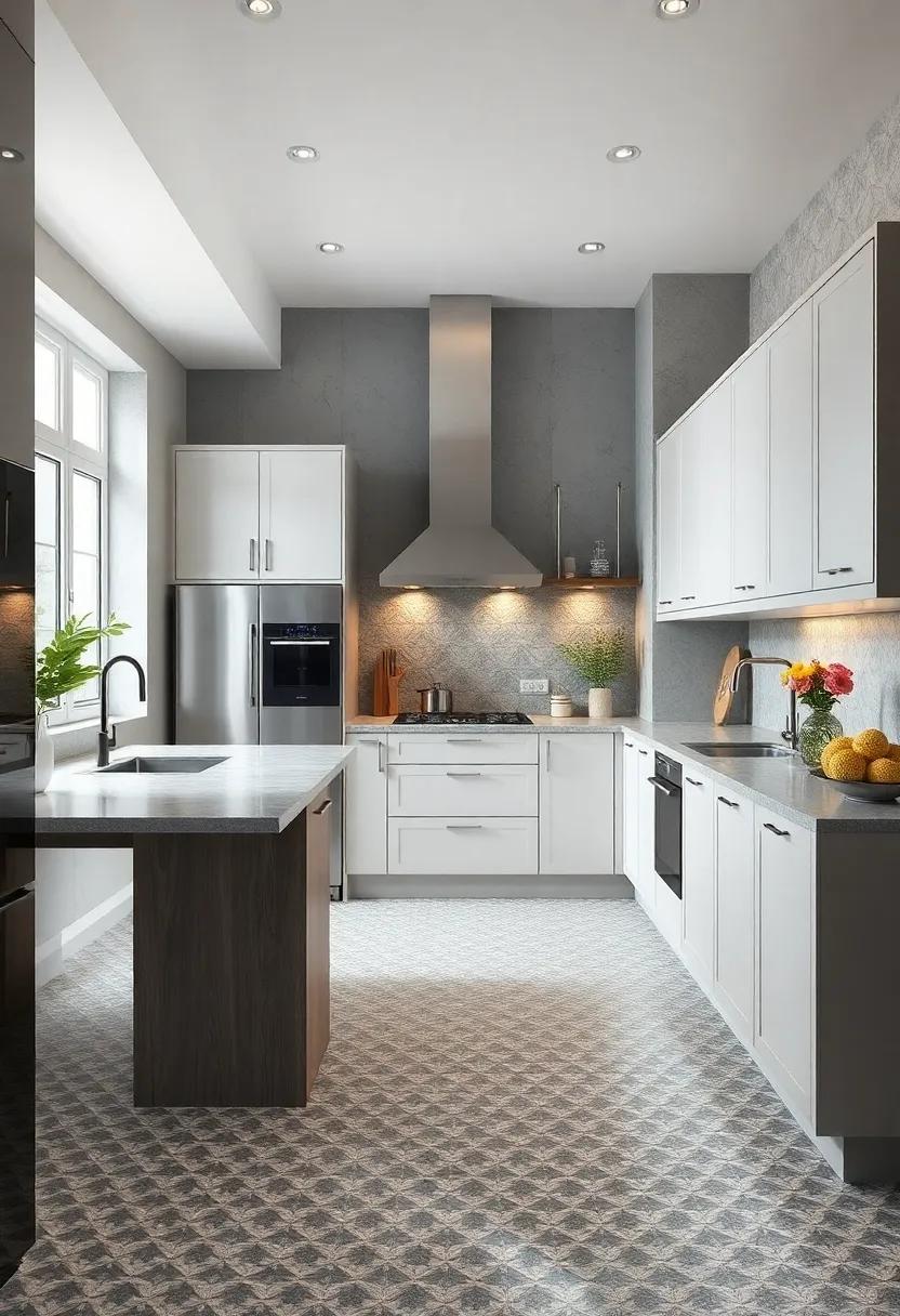 elegant Mosaic Patterns: discover how intricate ‌mosaic designs can add a touch of sophistication to ‌your grey kitchen floors