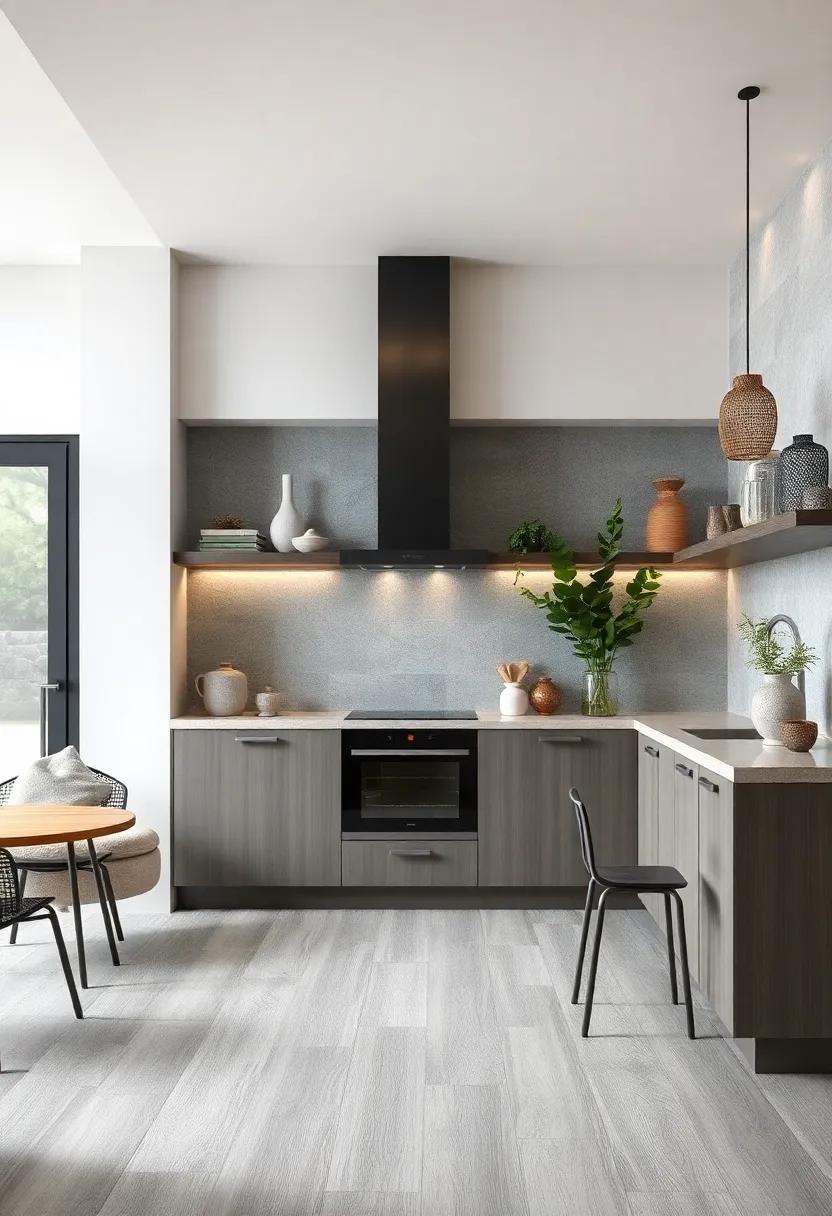 Faux Wood Tiles: Achieve the warmth of wood with faux grey wood tiles that provide ‍both style and easy maintenance