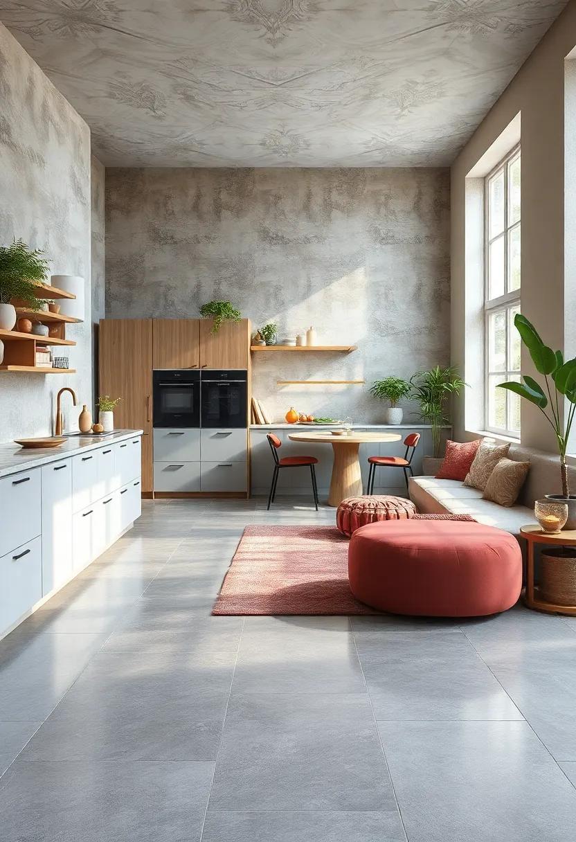 Polished‌ Porcelain: Explore the durability and shine of ​polished porcelain tiles, ideal for a high-traffic kitchen area