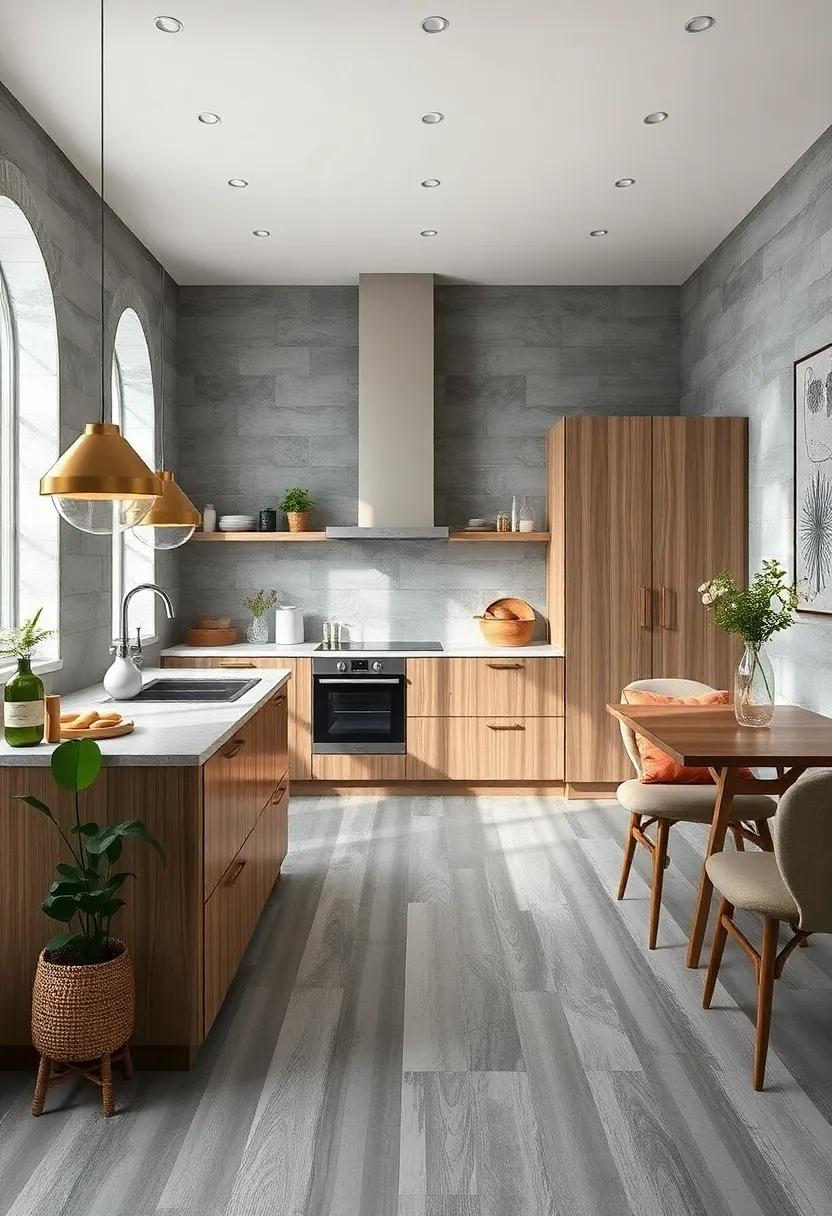 Subtle Stripes: Consider subtle striped grey tiles as an understated addition that adds depth without overwhelming your space