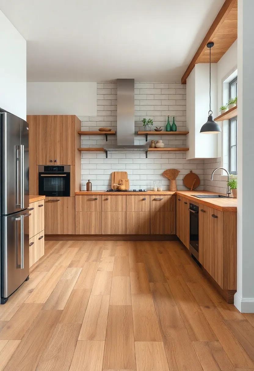Crafting Warmth: The Role of Wooden Tiles in Rustic Kitchen Spaces
