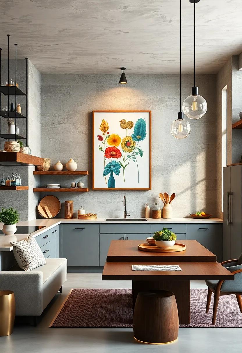 Eye-Catching Wall⁢ Art: Hang culinary-themed art or personal photos to personalize the‌ space ​and spark ⁤conversations