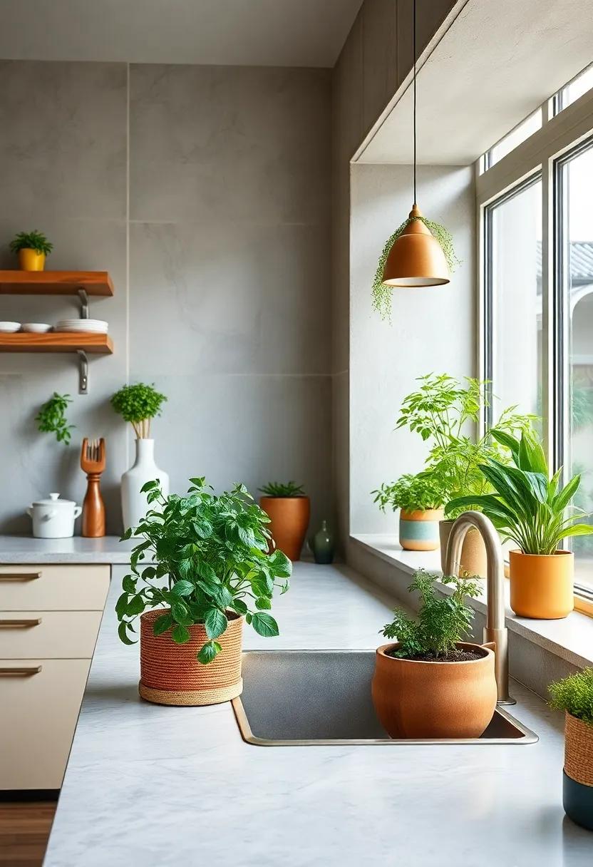 Herb Gardens: Create​ an indoor ⁣herb⁤ garden ‌on windowsills or wall-mounted planters for fresh flavors at your fingertips