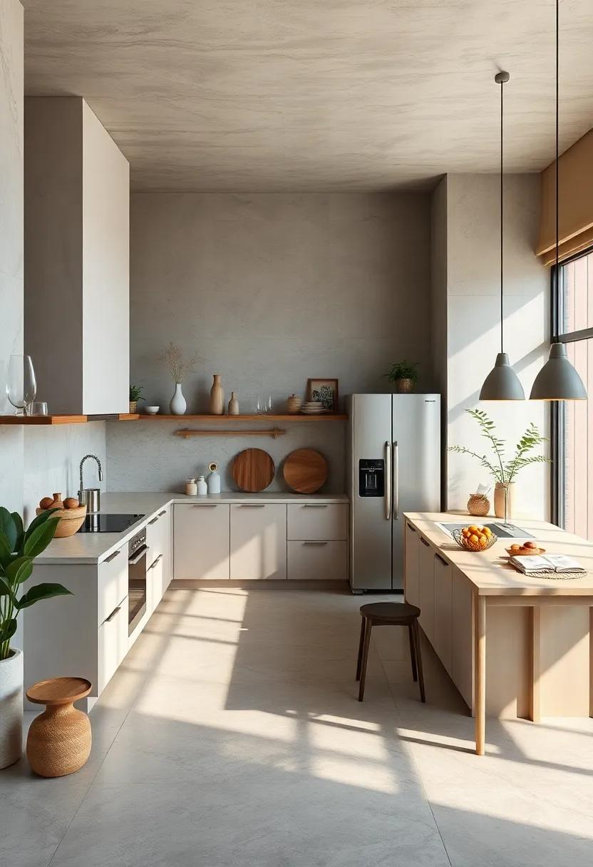 Sleek minimalism: Opt for a clutter-free design with clean lines and a neutral palette,emphasizing functionality and tranquility