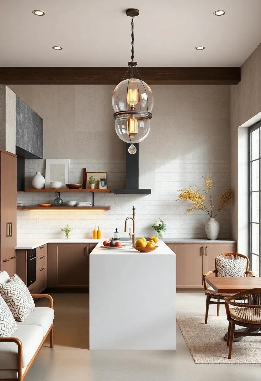 Statement Lighting Fixtures: Install unique pendant lights⁤ or chandeliers‌ to add‌ character and a focal point to your kitchen design