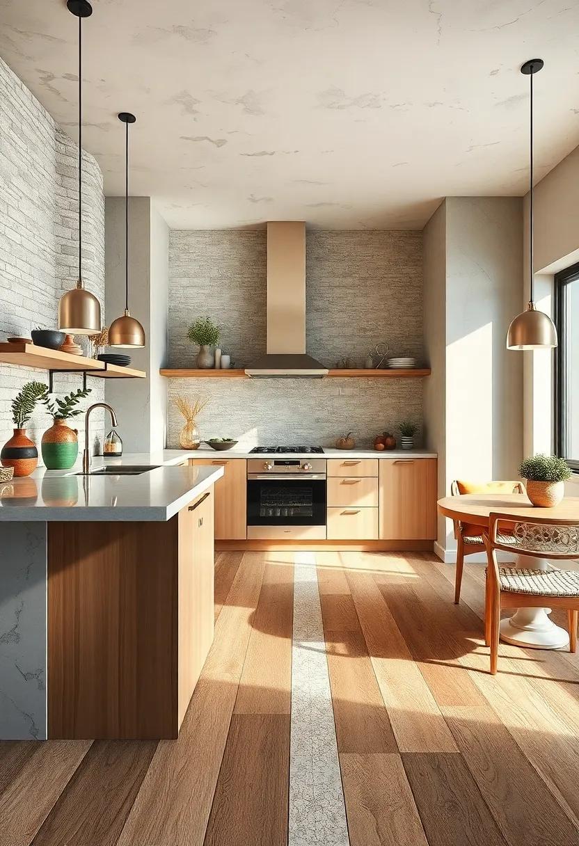 Unique Flooring Options: Experiment with unexpected materials like reclaimed wood or patterned tiles to add texture and interest