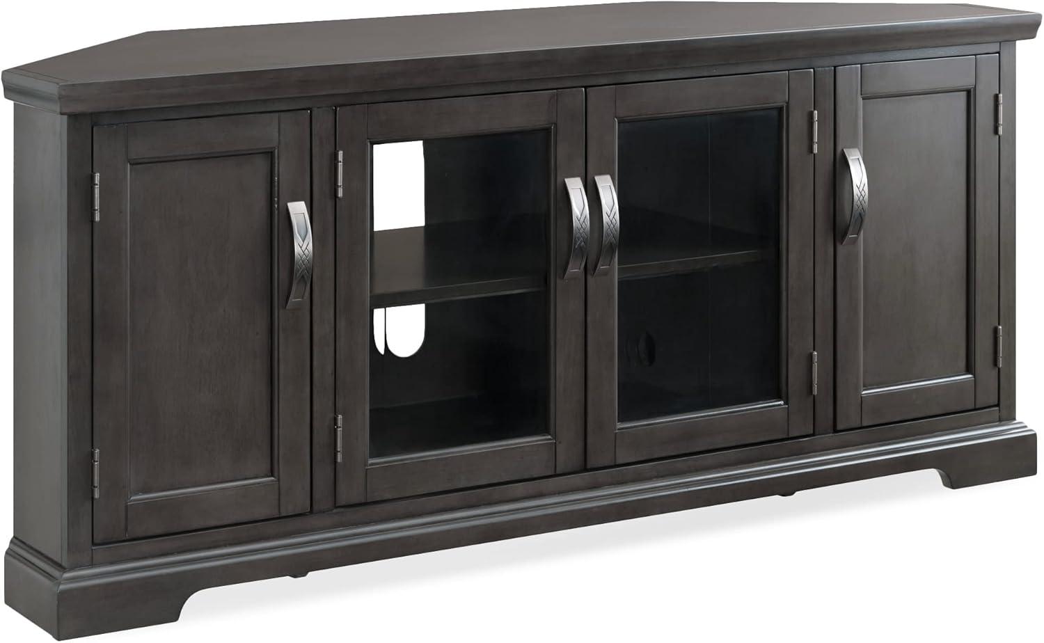 Leick Home 84386 Corner Tv Stand Fits Your Tight Corner