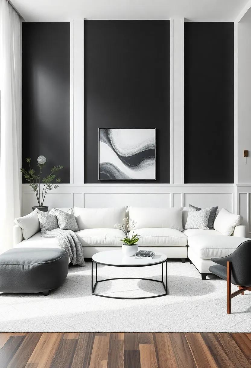 Layering Shades: Using Gray to Bridge Black and White Decor
